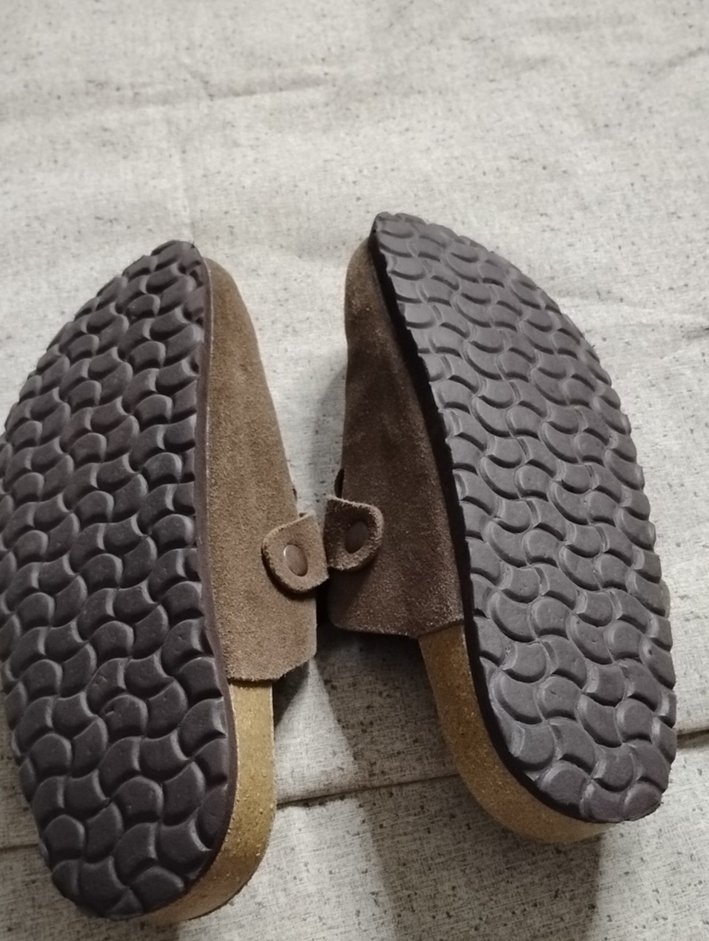 Cushionaire Tan Faux Swede Slip On Shoes - Picture 4 of 6